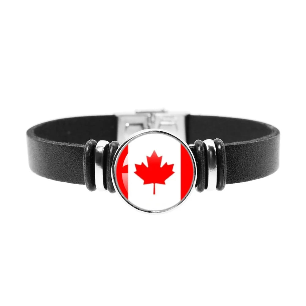 National Flag Watch Strap Bracelet – Haiti, Brazil, Germany, Mexico & More - JerseyPro
