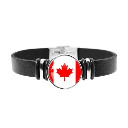 National Flag Watch Strap Bracelet – Haiti, Brazil, Germany, Mexico & More - JerseyPro