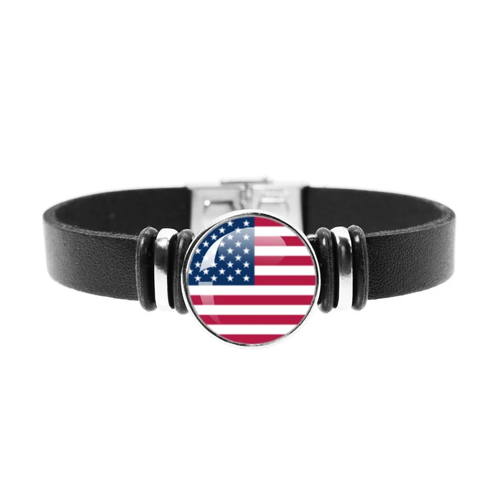 National Flag Watch Strap Bracelet – Haiti, Brazil, Germany, Mexico & More - JerseyPro