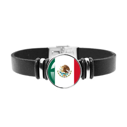 National Flag Watch Strap Bracelet – Haiti, Brazil, Germany, Mexico & More - JerseyPro