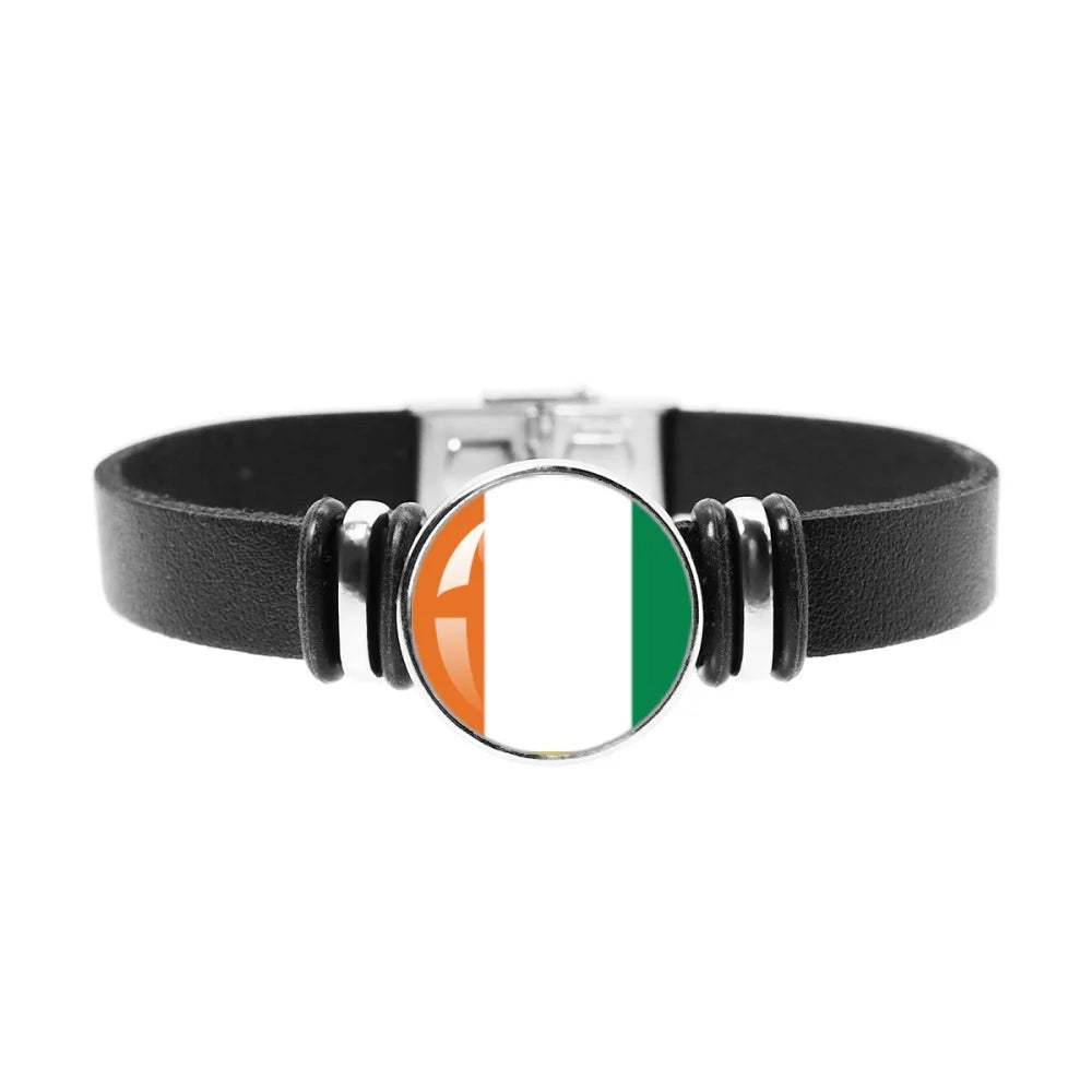 National Flag Watch Strap Bracelet – Haiti, Brazil, Germany, Mexico & More - JerseyPro