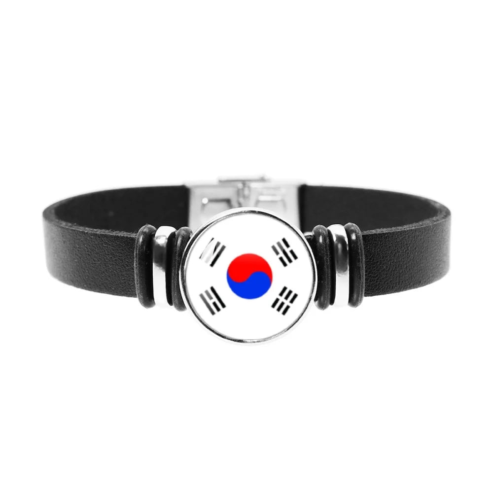 National Flag Watch Strap Bracelet – Haiti, Brazil, Germany, Mexico & More - JerseyPro