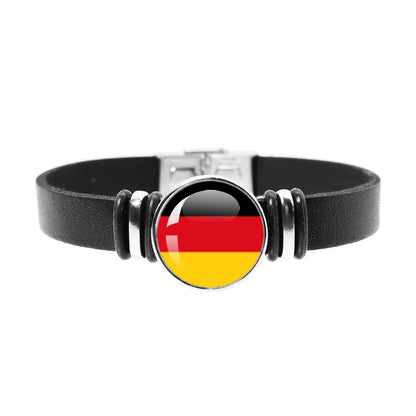 National Flag Watch Strap Bracelet – Haiti, Brazil, Germany, Mexico & More - JerseyPro