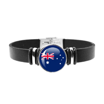 National Flag Watch Strap Bracelet – Haiti, Brazil, Germany, Mexico & More - JerseyPro