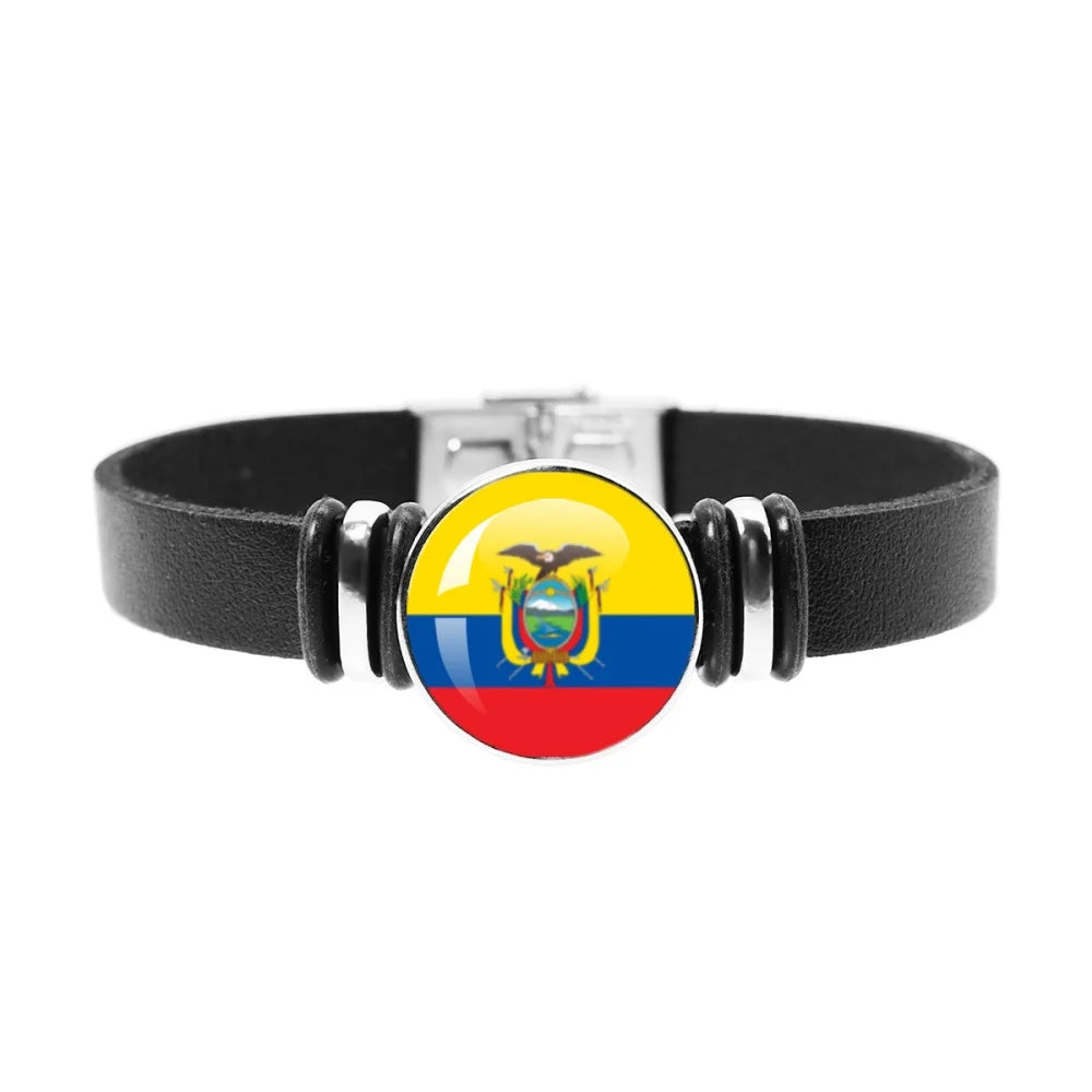 National Flag Watch Strap Bracelet – Haiti, Brazil, Germany, Mexico & More - JerseyPro