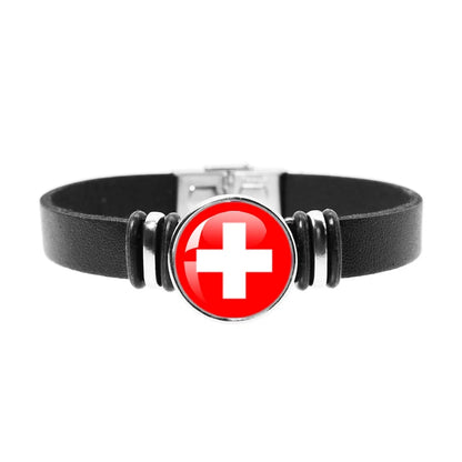 National Flag Watch Strap Bracelet – Haiti, Brazil, Germany, Mexico & More - JerseyPro