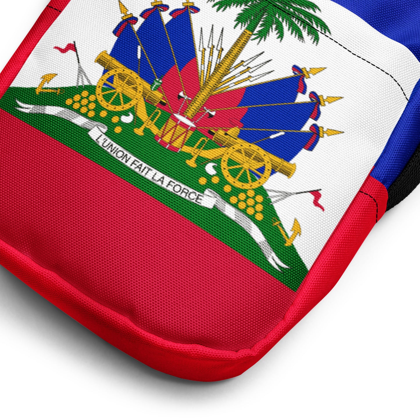 Haiti Flag Utility Crossbody Bag – Lightweight & Durable Shoulder Bag - JerseyPro